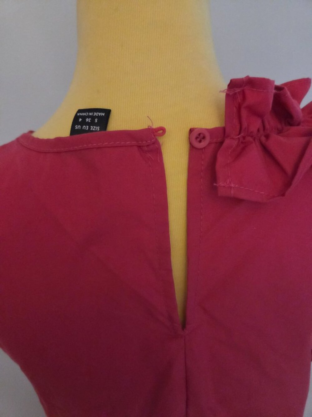 Pink Pullover Ruffle Sleeve Dress - Picture 5 of 6